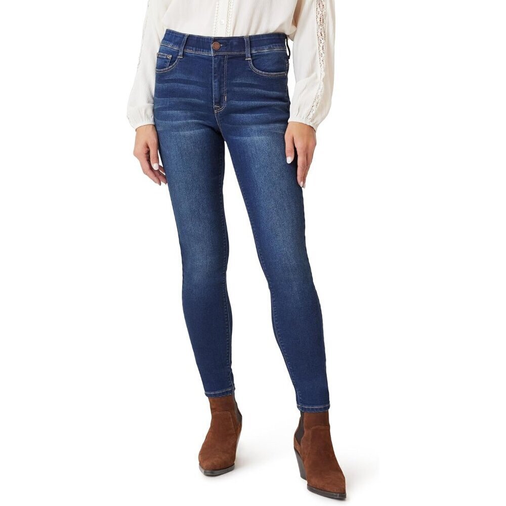 Women's Skinny Jeans Stretch Mid-Rise Slim Fit Casual Plus Size